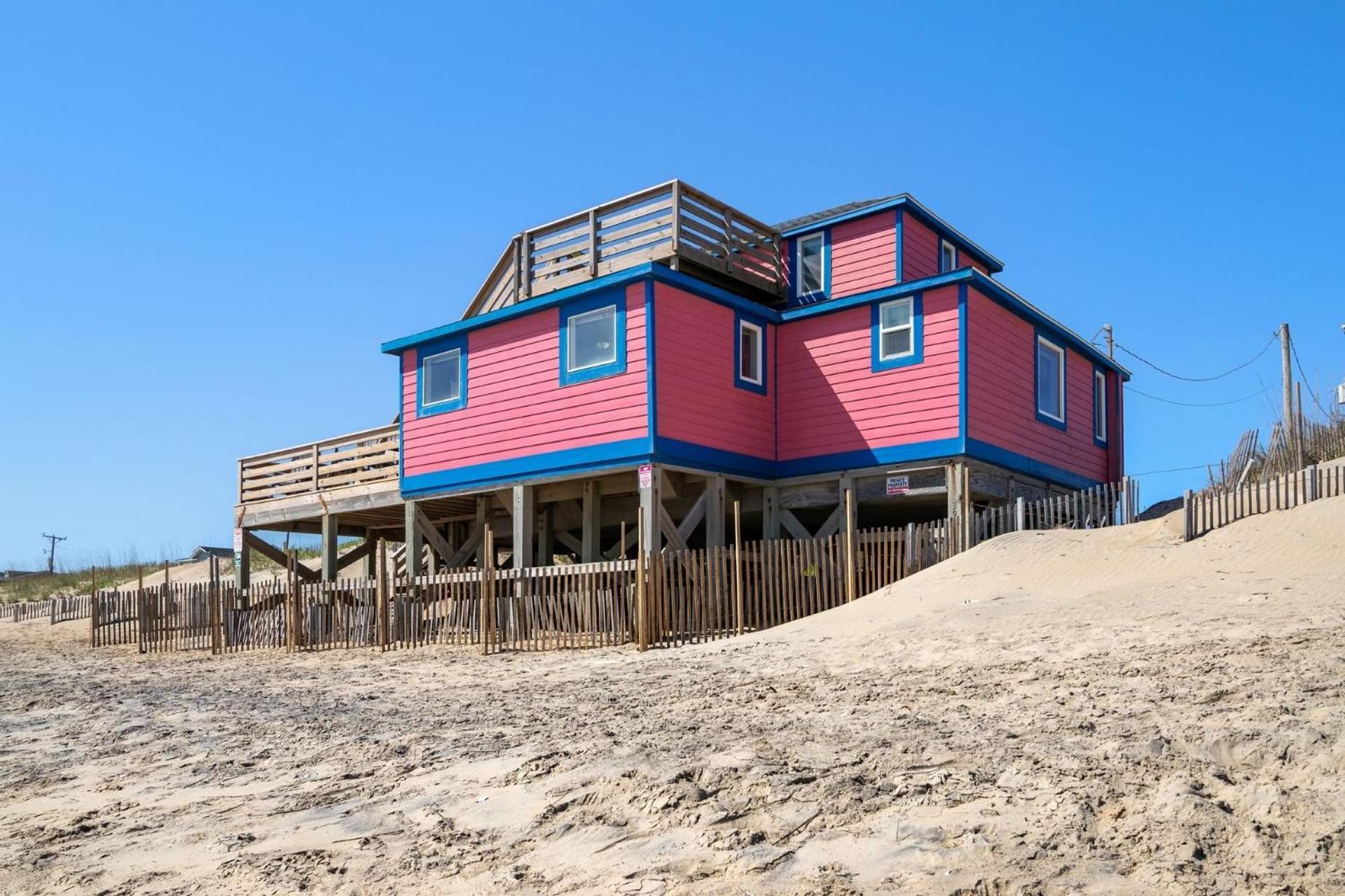 4102 Pelicans Perch: The Iconic Obx Oceanfront كيتي هوك المظهر الخارجي الصورة