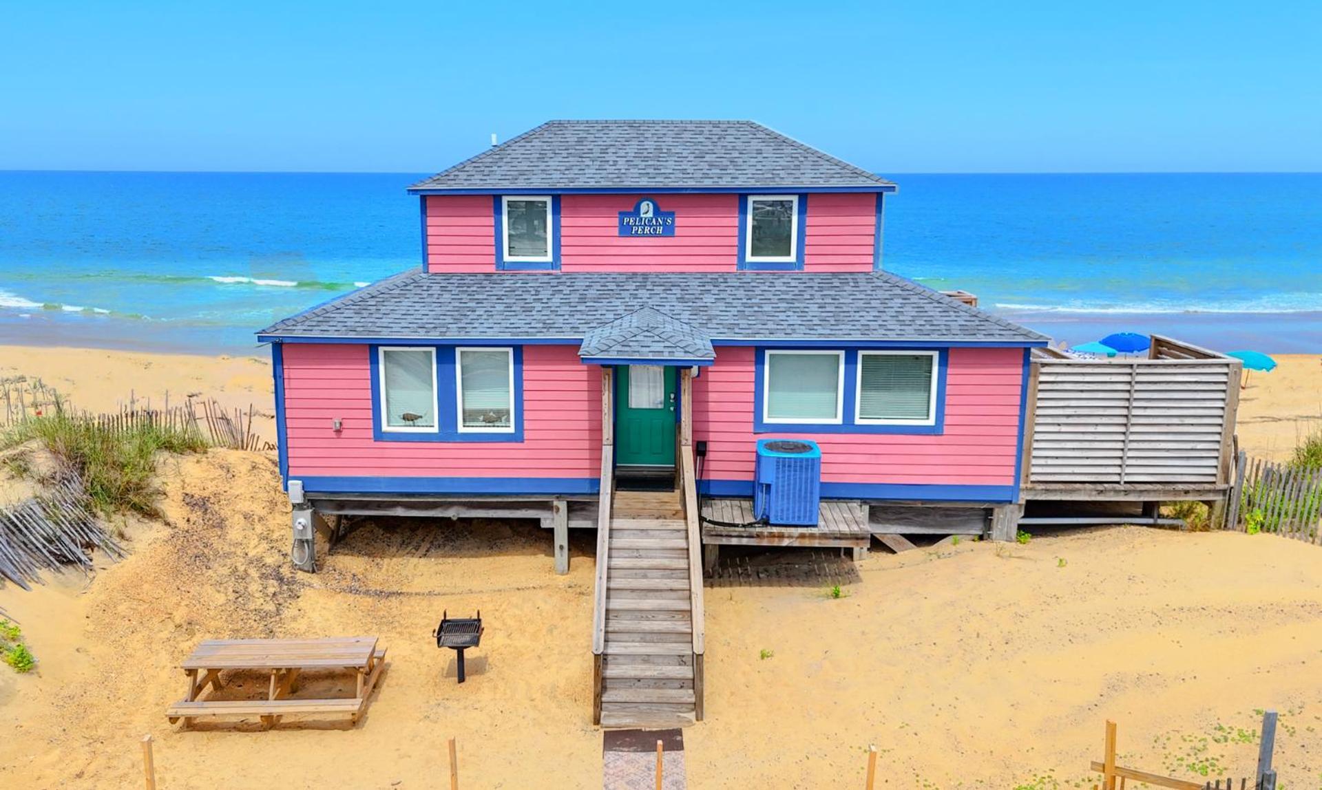 4102 Pelicans Perch: The Iconic Obx Oceanfront كيتي هوك المظهر الخارجي الصورة